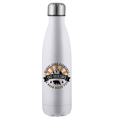 Hiking Worst Case Scenario Stainless Steel Water Bottle